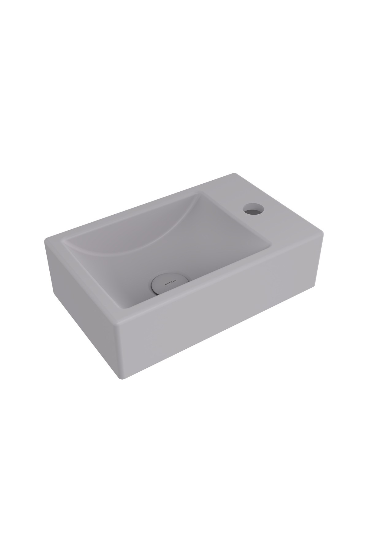 Milano Dar Sağ Lavabo 37 Cm Mat Gri 1419-006-0126