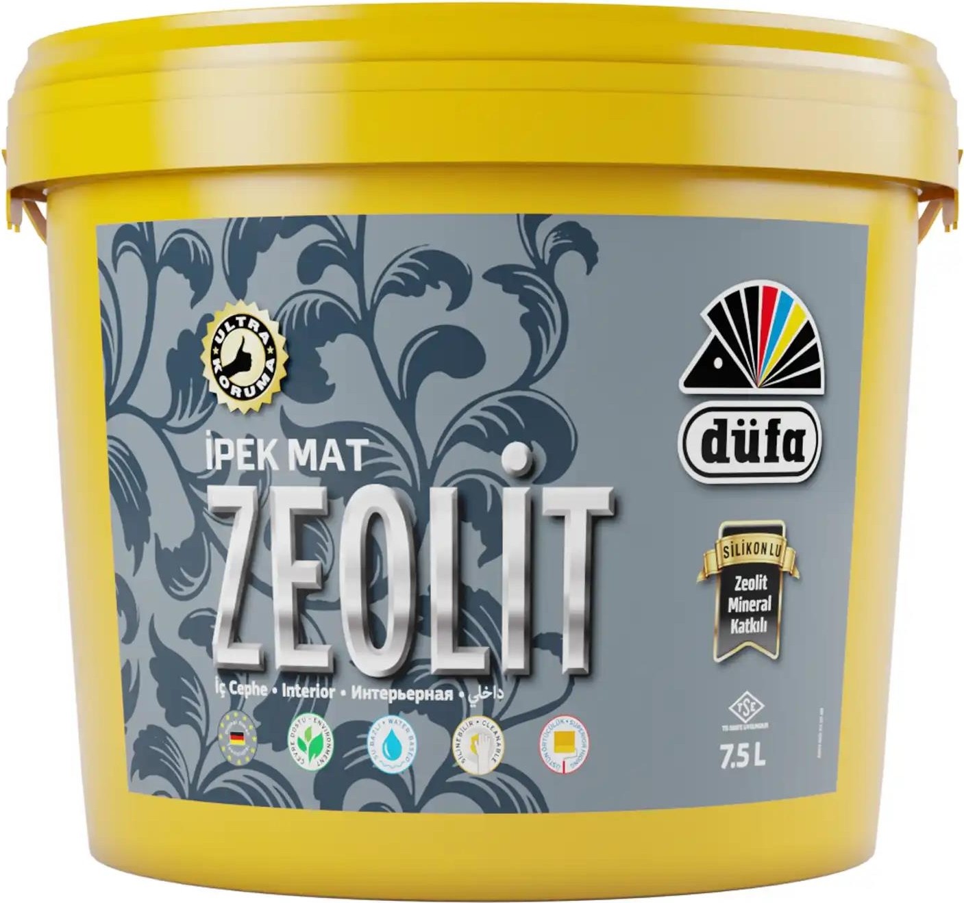 Zeolit İpek Mat İç Cephe Duvar Boyası 5080 Meltem 7.5 l