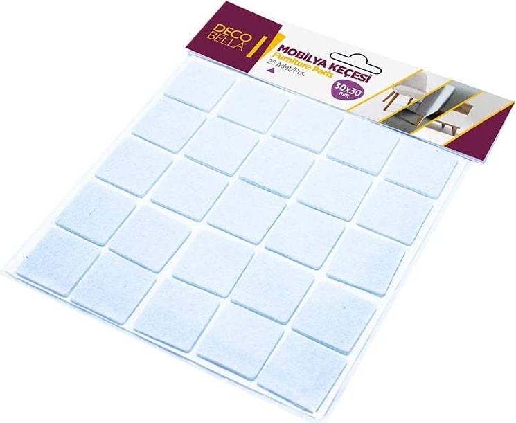 30X30 mm Kare Keçe