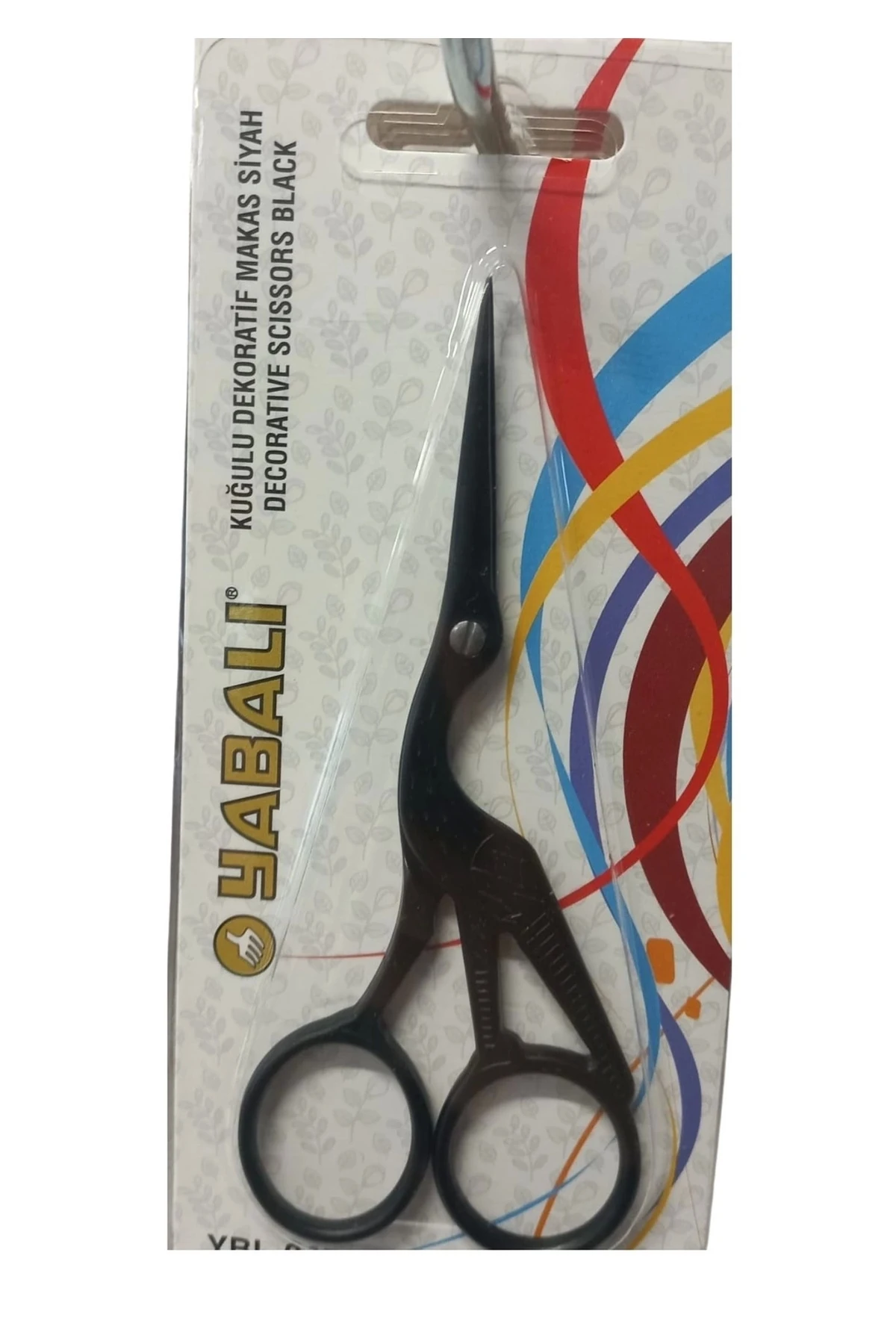 Nakış Makası Kuğulu Dekoratif Makas Siyah YBL-045 Model 11