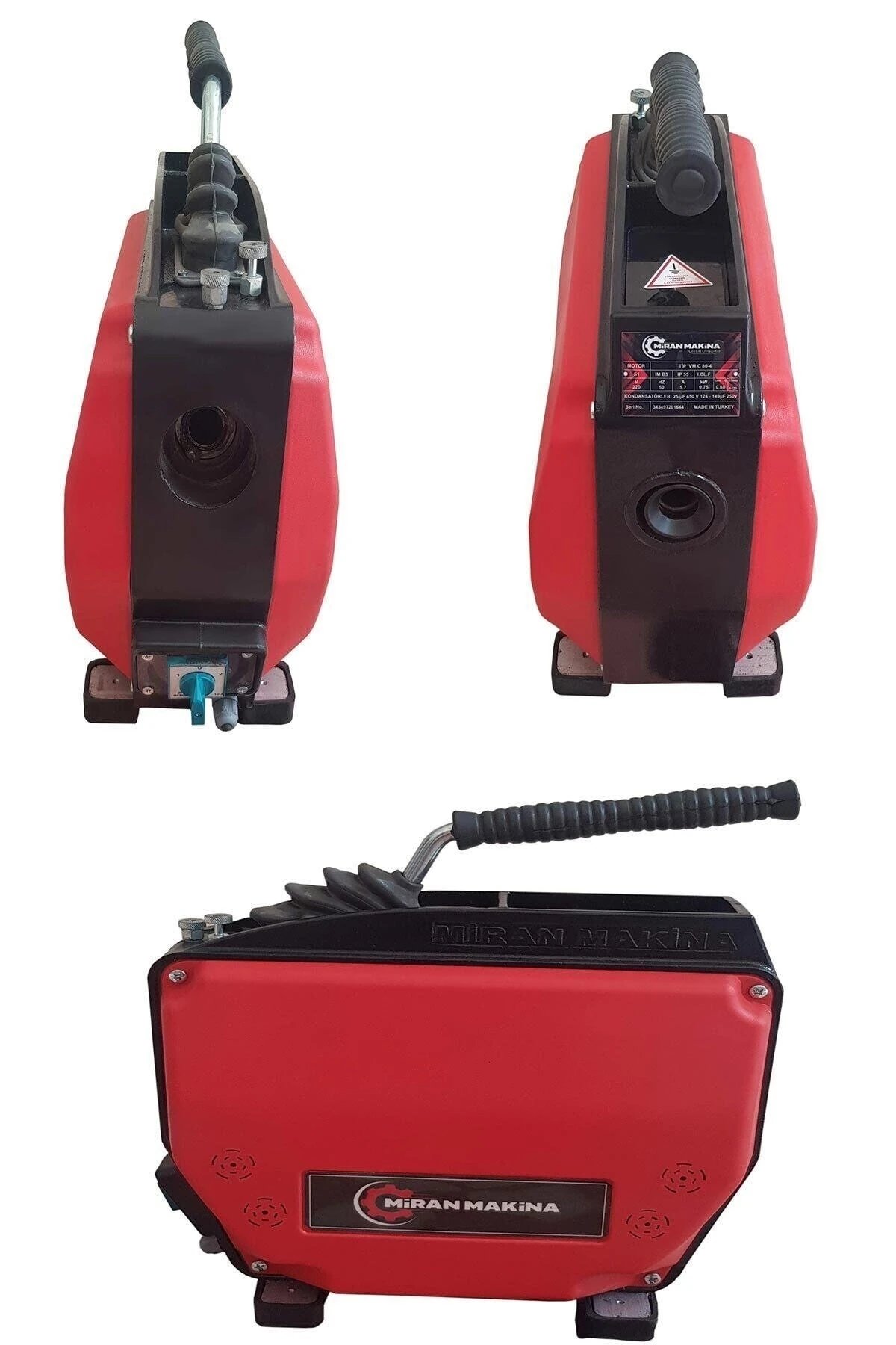 Tıkalı Kanal Gider Açma Makinesi Tekli Set