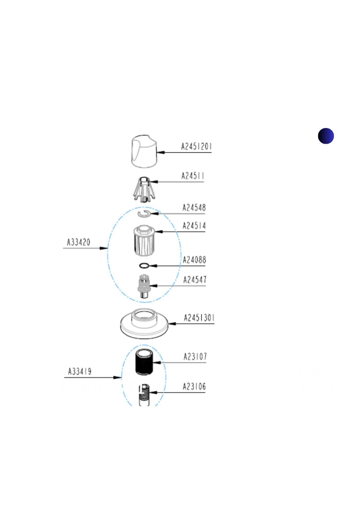 AA33420YP Stop Valf Adaptörü