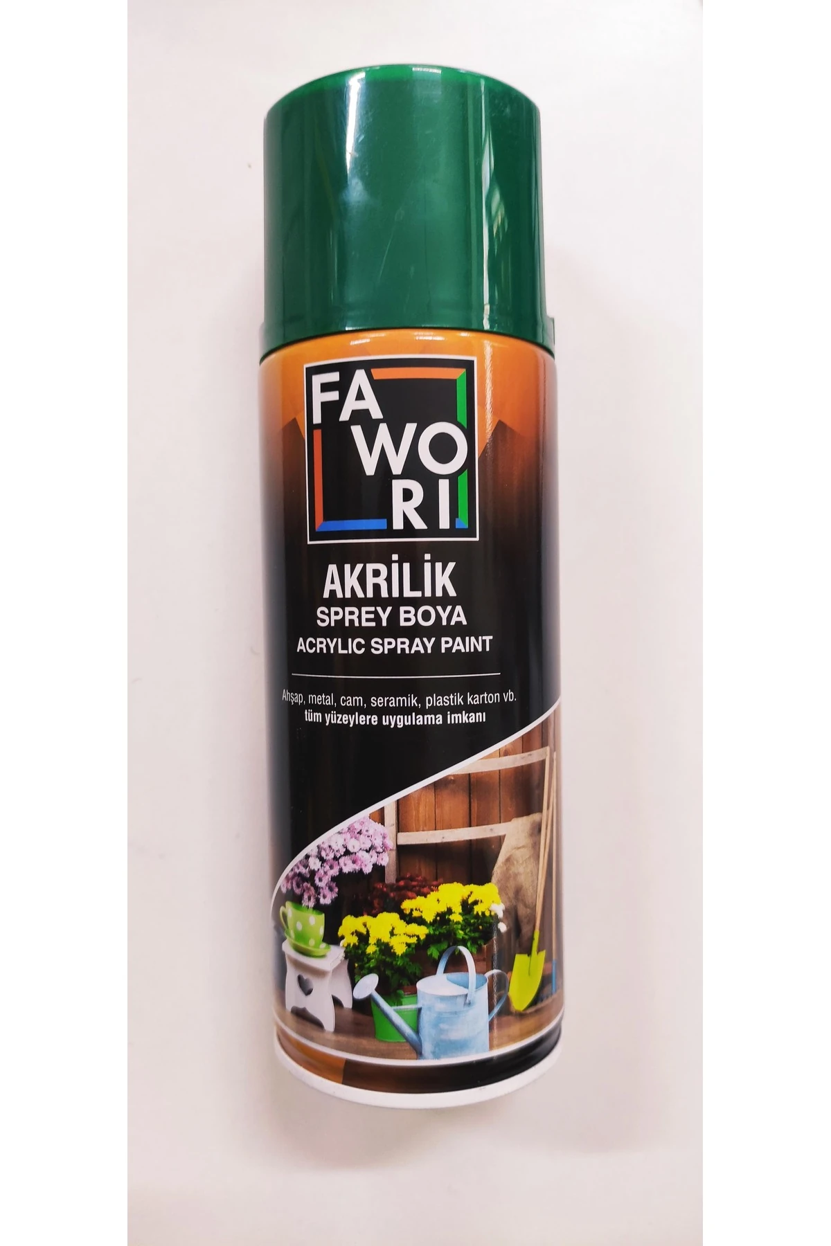 FAWORİ AKRİLİK SPREY BOYA YEŞİL 400 ml