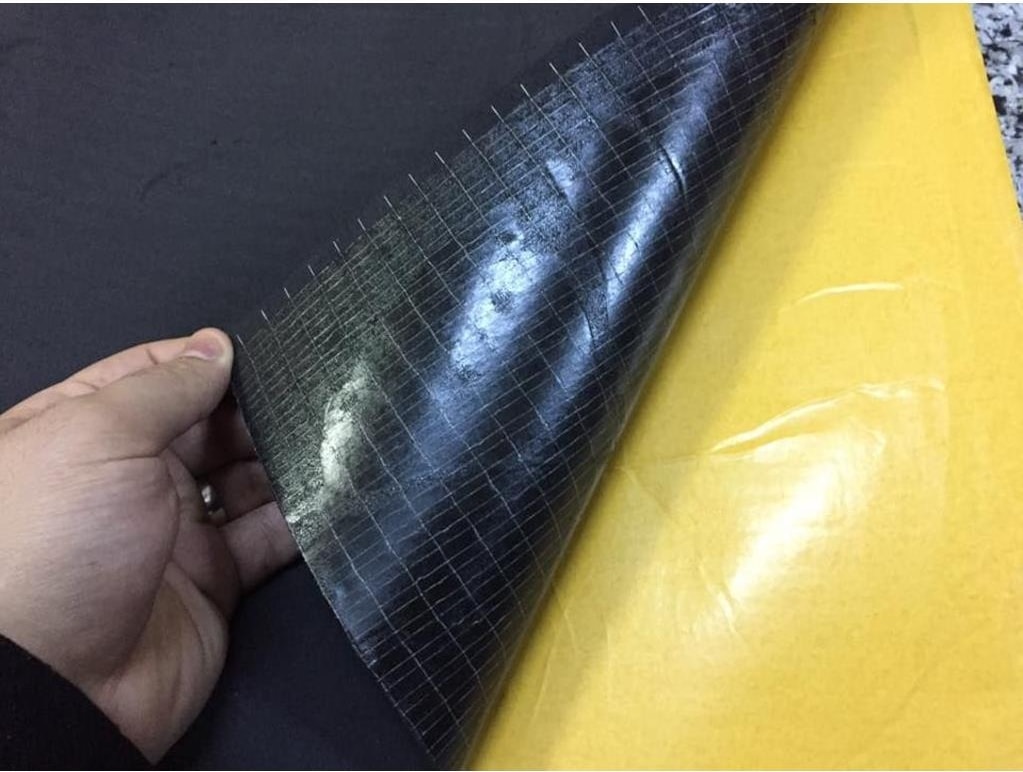 Oto Ses Isı Yalıtım Malzemesi Kauçuk Sünger Yapışkanlı 9mm 10CMX10MT