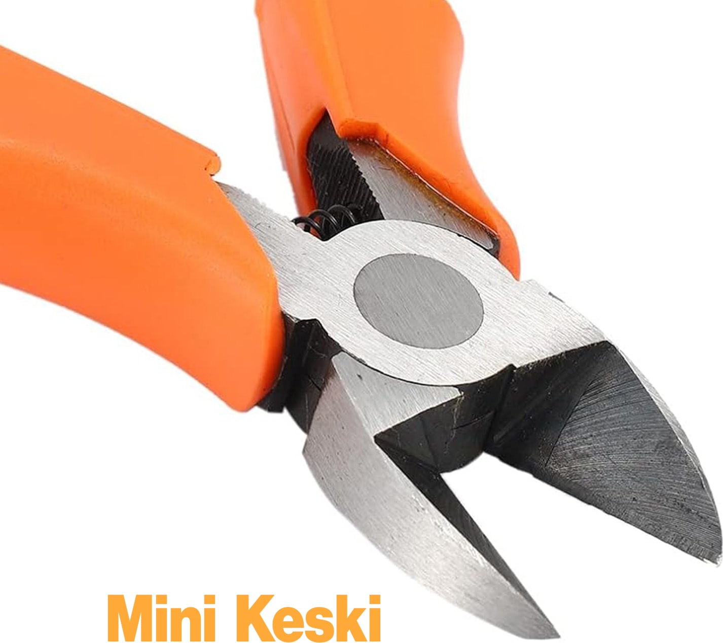 Rico Mini Yan Keski Kombine Pense Küçük Plastik Saplı 10 cm Kargaburnu Metal 1 Adet