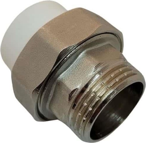 Pprc Oynar Başlıklı Dış Dişli (Erkek) Rakor (Kolletör Bağlantısı) - Polipropilen Pipe Fittings - 25-1" DN25 - Adet