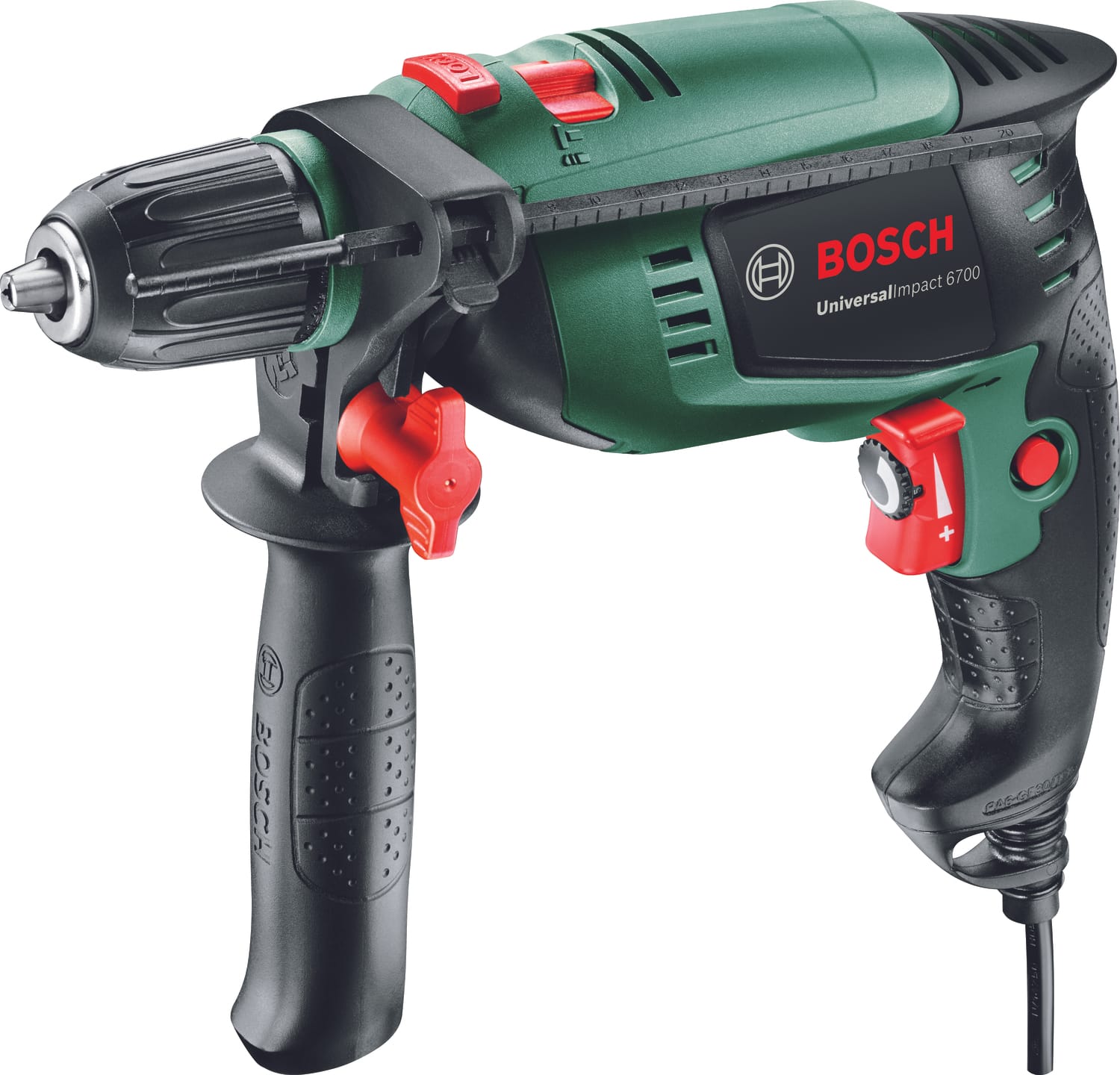 BOSCH UniversalImpact 6700 Darbeli Matkap + 5 Aksesuar Seti