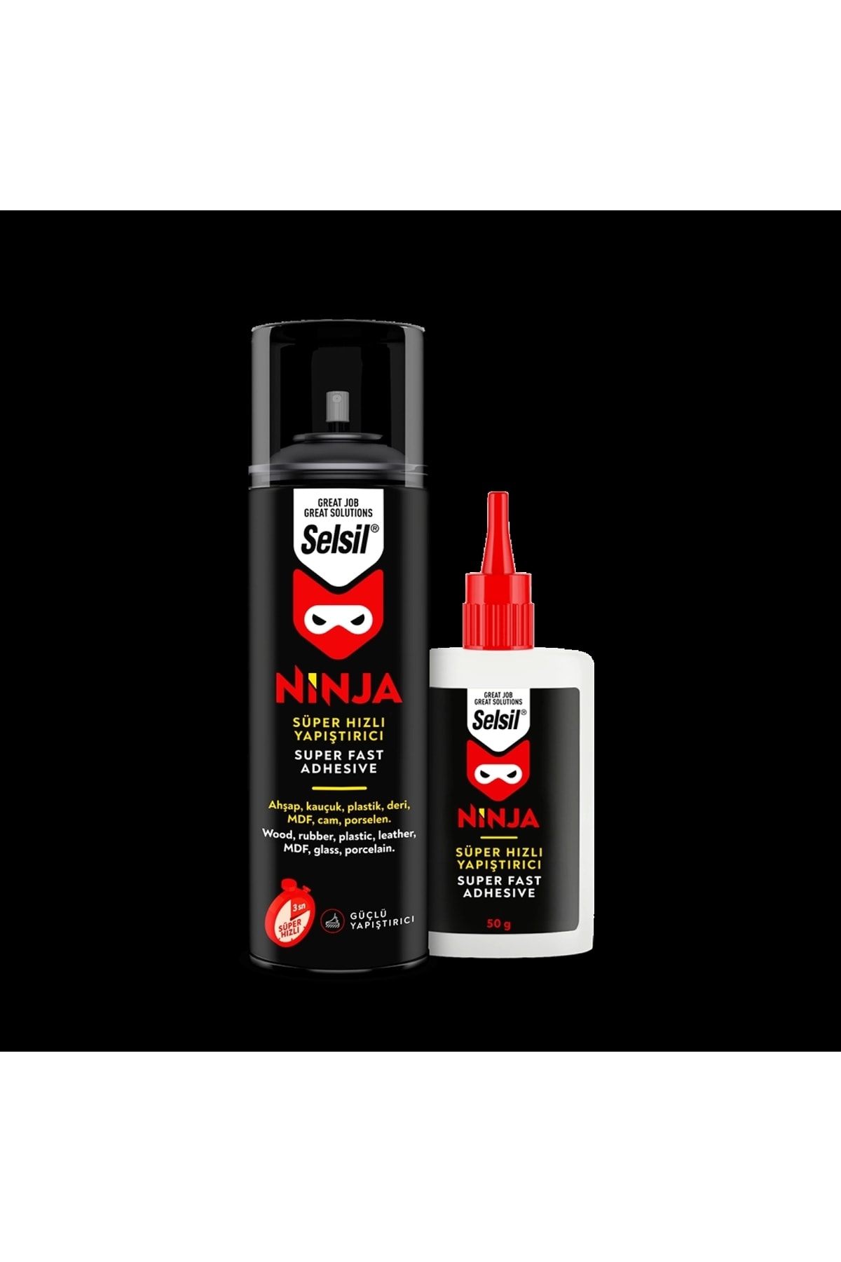 SELSİL Ninja Süper Hızlı Yapıştırıcı 400ml+100gr.