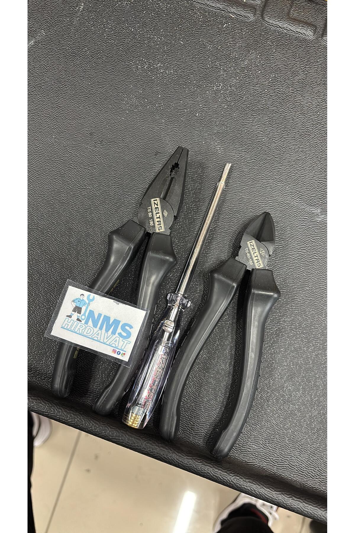Black Line Seti 180 Mm Pense 160 Mm Yan Keski, 190 Kontrol Kalemi Seti 3 Parça NMS HIRDAVAT