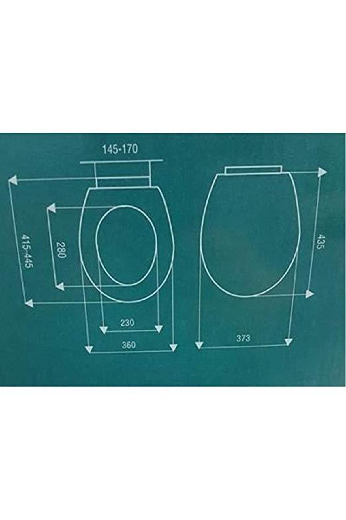 Universal Çocuk Adaptörlü Amortisörlü Klozet Kapağı Kapak