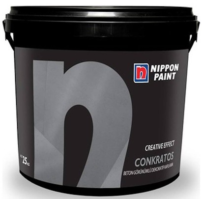Nippon Conkratos Akrilik Beton Görünümlü Sıva Agrega Gri 10 KG