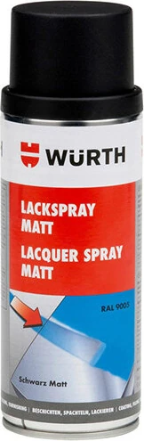 Nitro Alkidal Kalite Mat Siyah Tampon Sprey Boya 400 ml RAL9005 0893329005