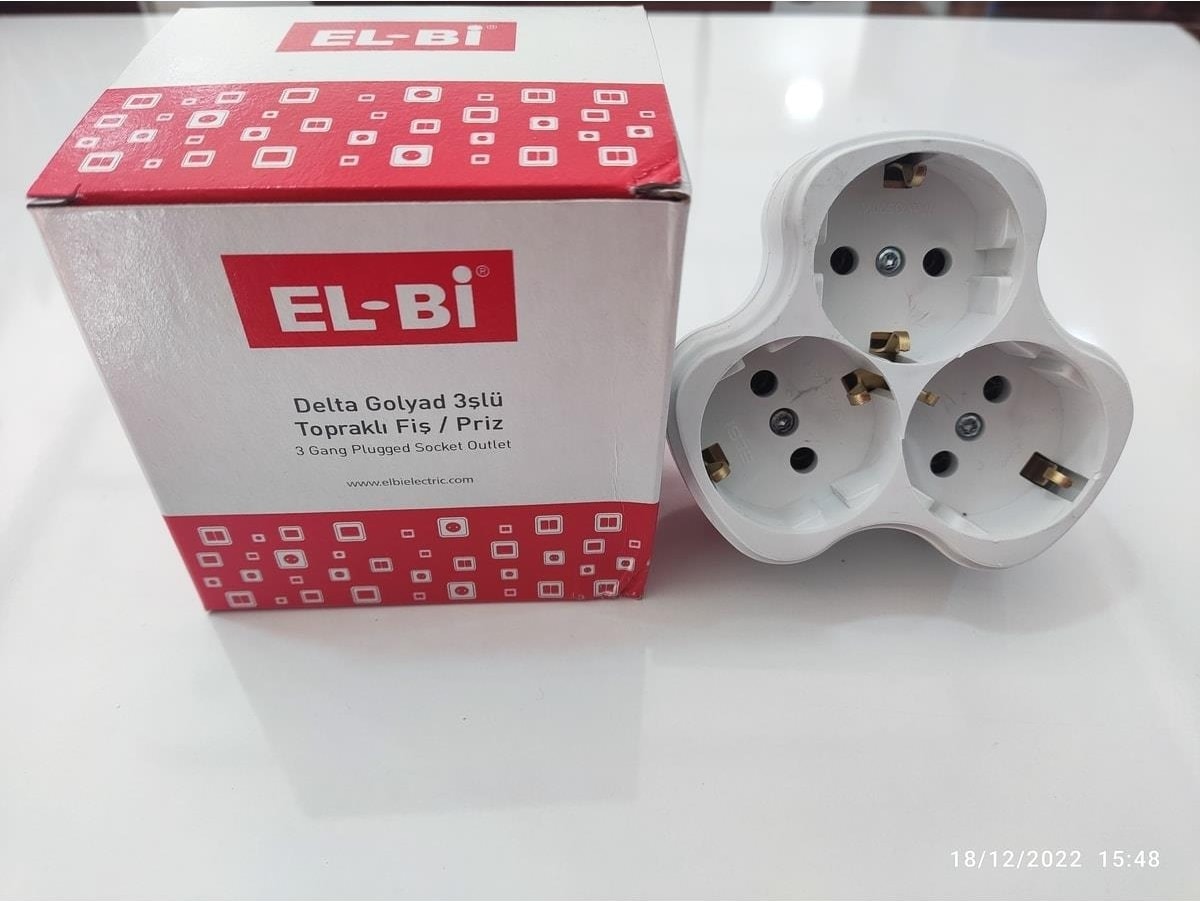 Delta Golyat Üçlü Topraklı Priz