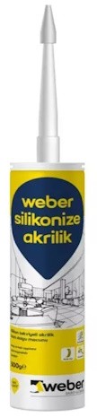 Weber Silikonize Akrilik Mastik Beyaz 500 gr