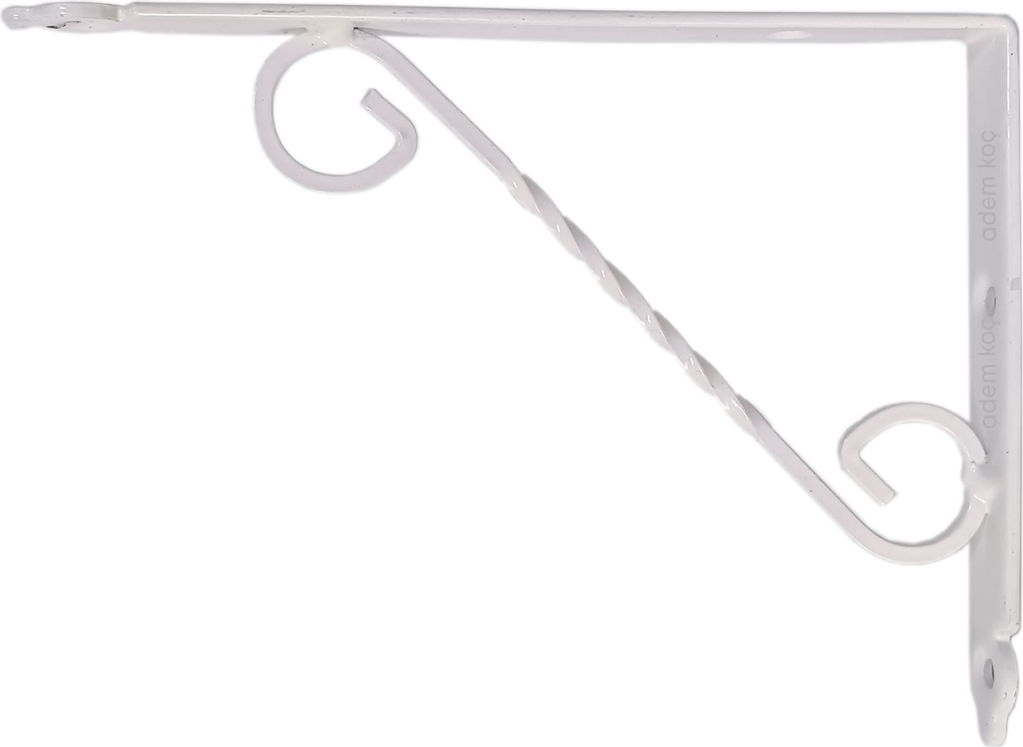 Ferforje Raf Altı Metal L Ayak -30X20 cm 2 Adet