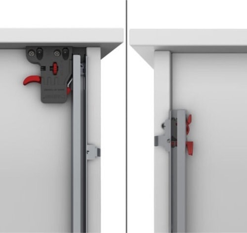 Ultimade Tek Açılım Frenli Ray+Mandal 45CM