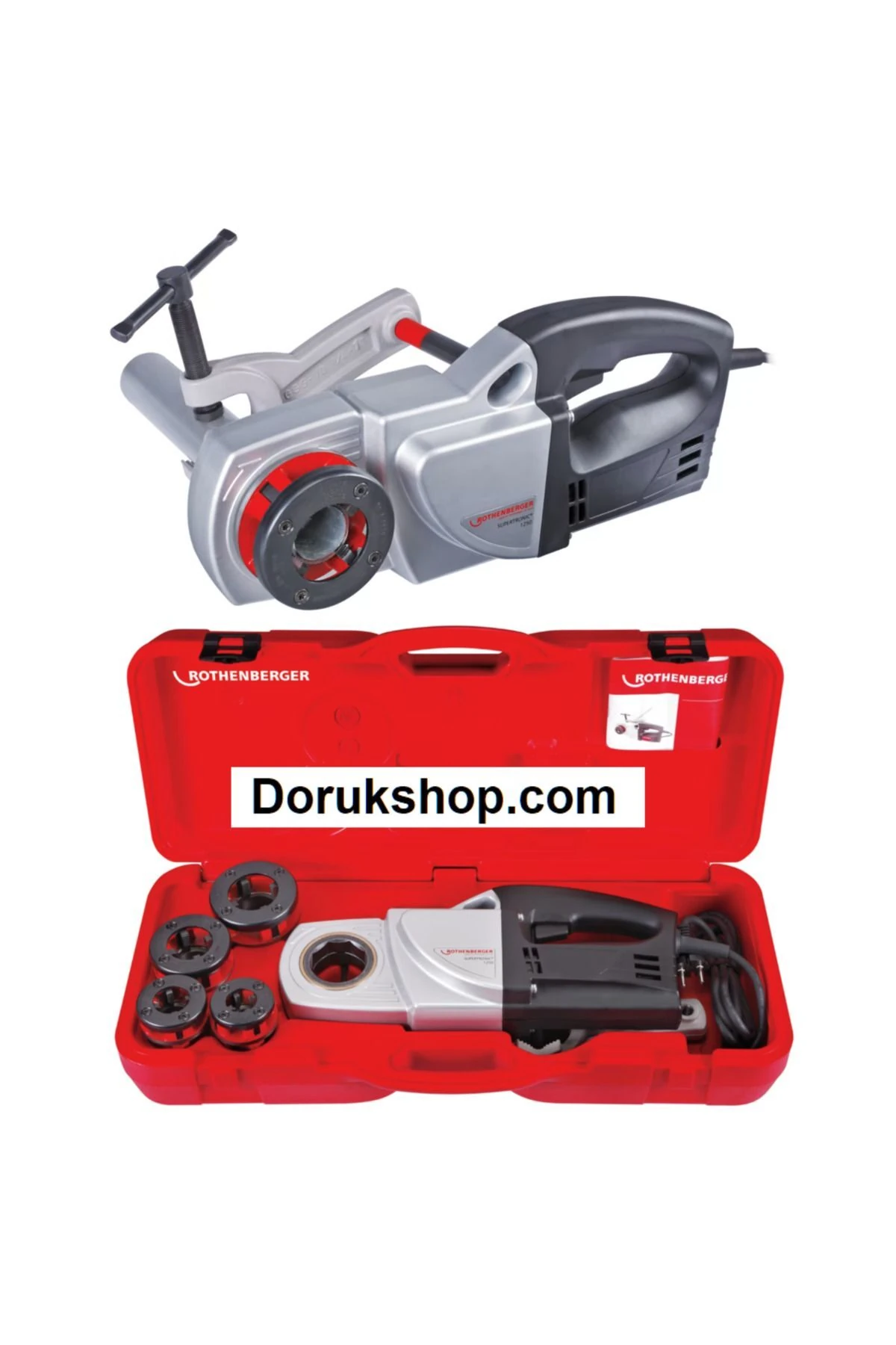 Supertronıc 1250 Set Ø 1/2 - 1.1/4" Elektrikli Diş Açma Pafta Makinesi