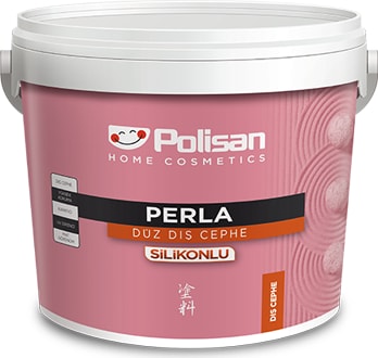 Siyah Renk  Perla Silikonlu Dış Cephe Boyası 2,5 L