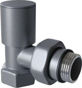 Silindir Kafalı Metal Gövde Dekoratif Radyatör Vanası