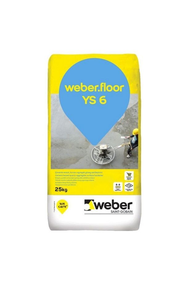 .floor Ys 6 Kuvars Agregalı Gri Yüzey Sertleştirici