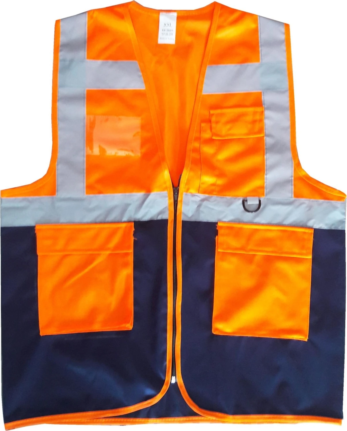 Yönetici Ikaz Yeleği Turuncu/lacivert M Beden