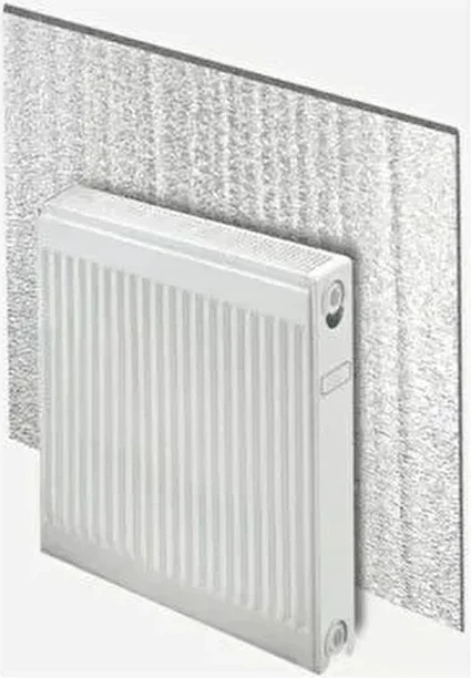 Radyotör Petek Arkası Isı Yalıtım Levhası Yansıtıcı Levha 5 Adet 50X100 cm