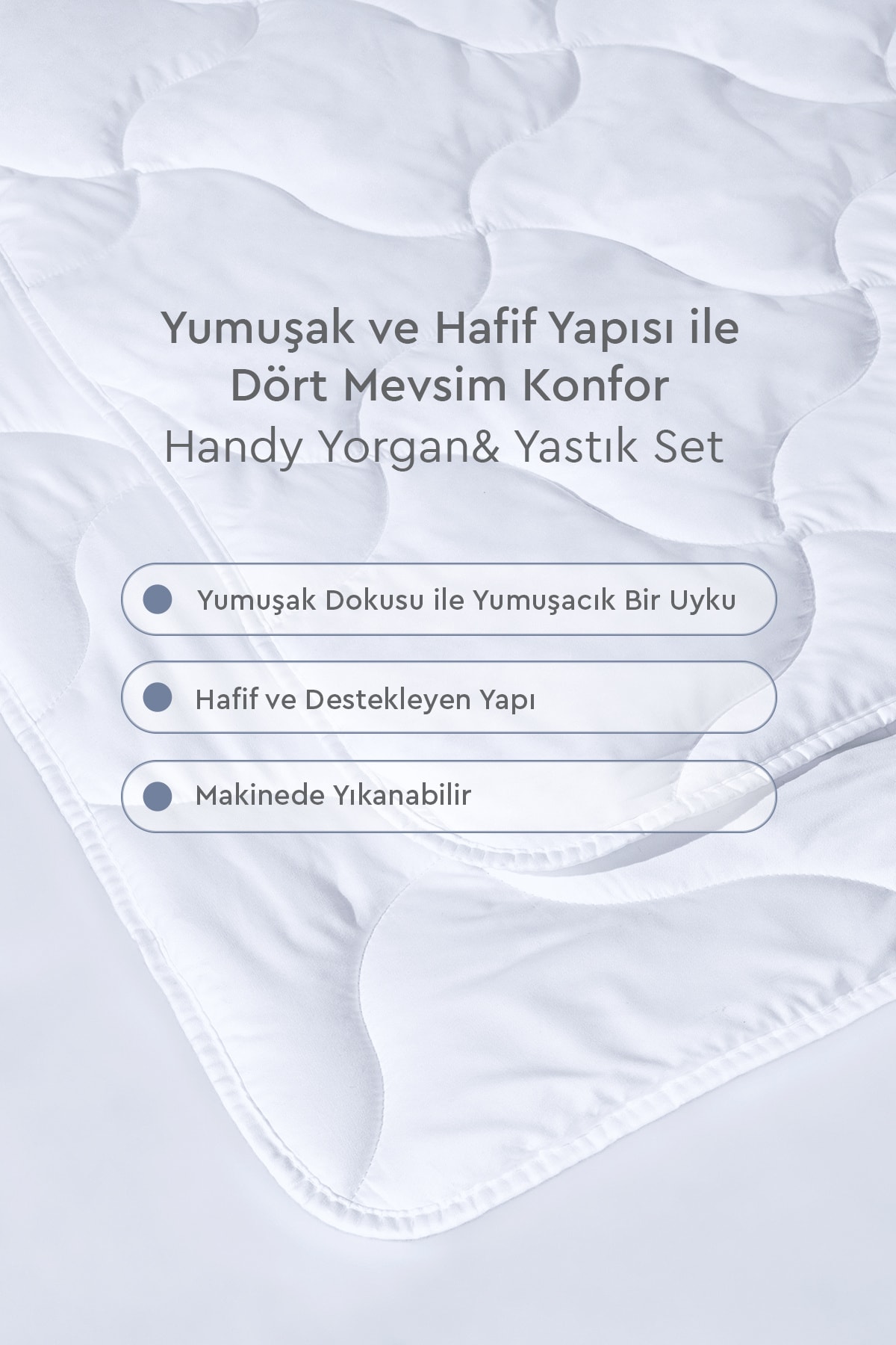 Handy Roll Pack Tek Kişilik Yastık&yorgan Seti