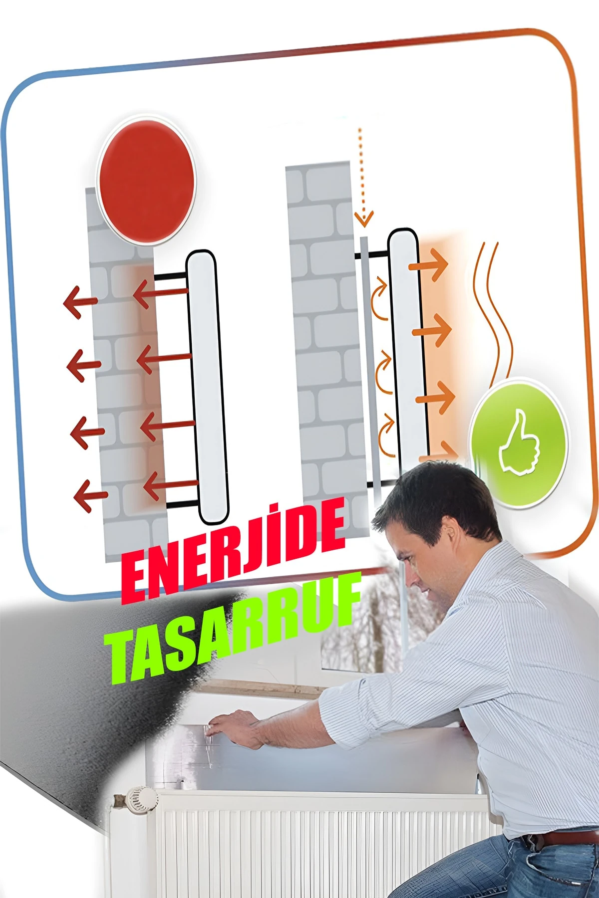 8 Adet Petek, Radyatör Arkası Isı Yalıtımı Elektrik Doğalgaz Tasarrufu Kalörifer Izolasyonu Levhası