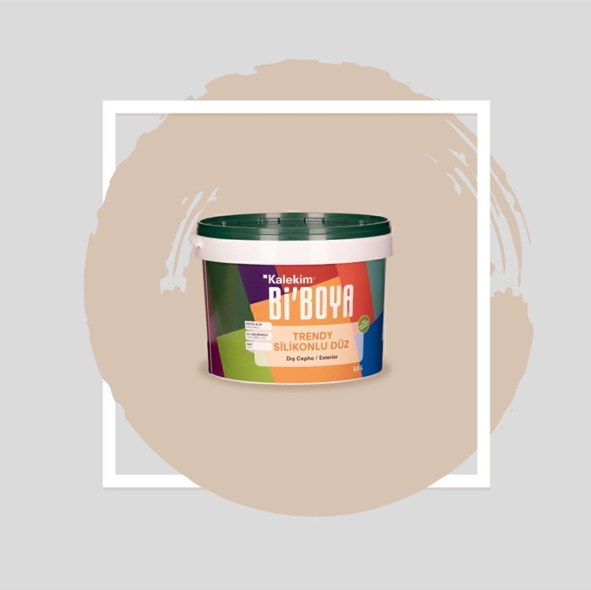 Silikonlu Dış Cephe Boyası 2.5 Lt 4021
