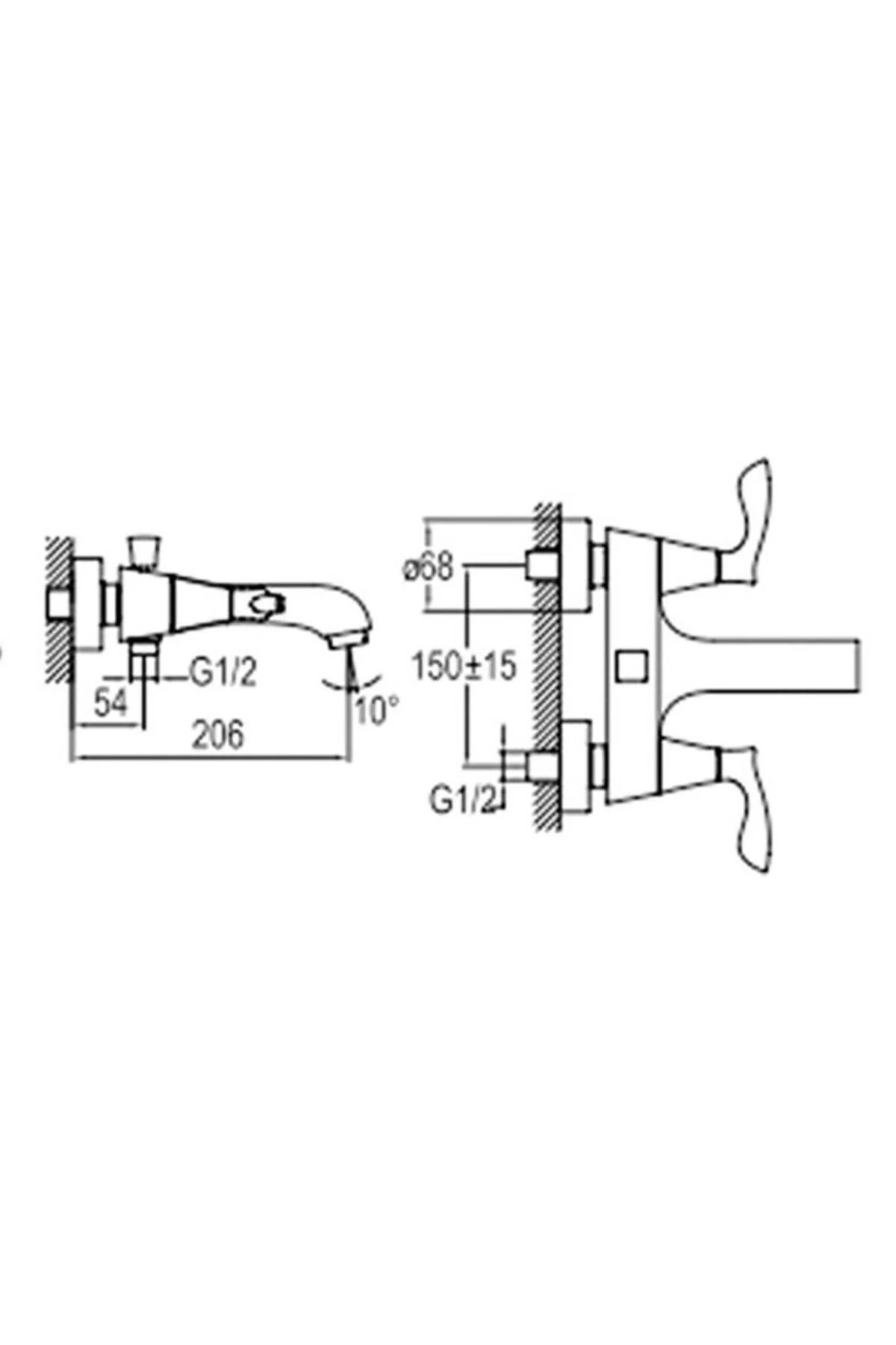 KARİNA BANYO BATARYASI MAT SİYAH 410200504720