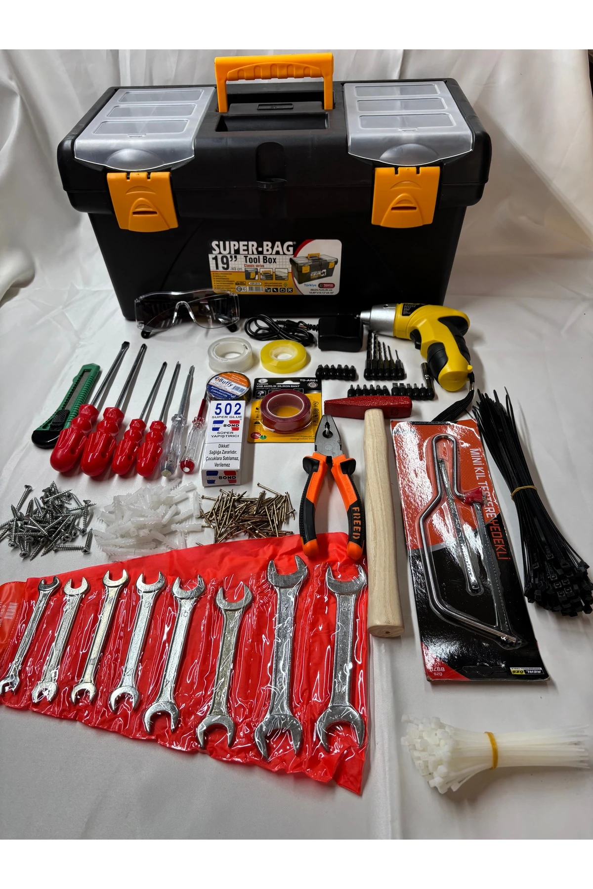 454 PARÇA DOLU TAKIM ÇANTASI AVADANLIK TAMİR SETİ