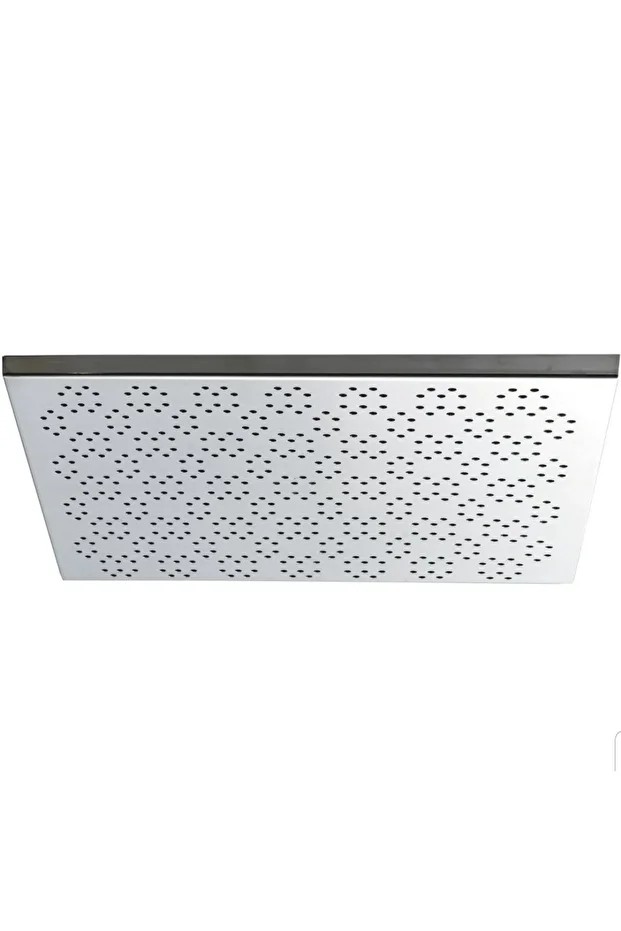 Istanbul Kare Duş Başlığı Ankastre - Tavandan ( 35 Cm ) - Krom- Aquarain Yağmur Akışlı A48022