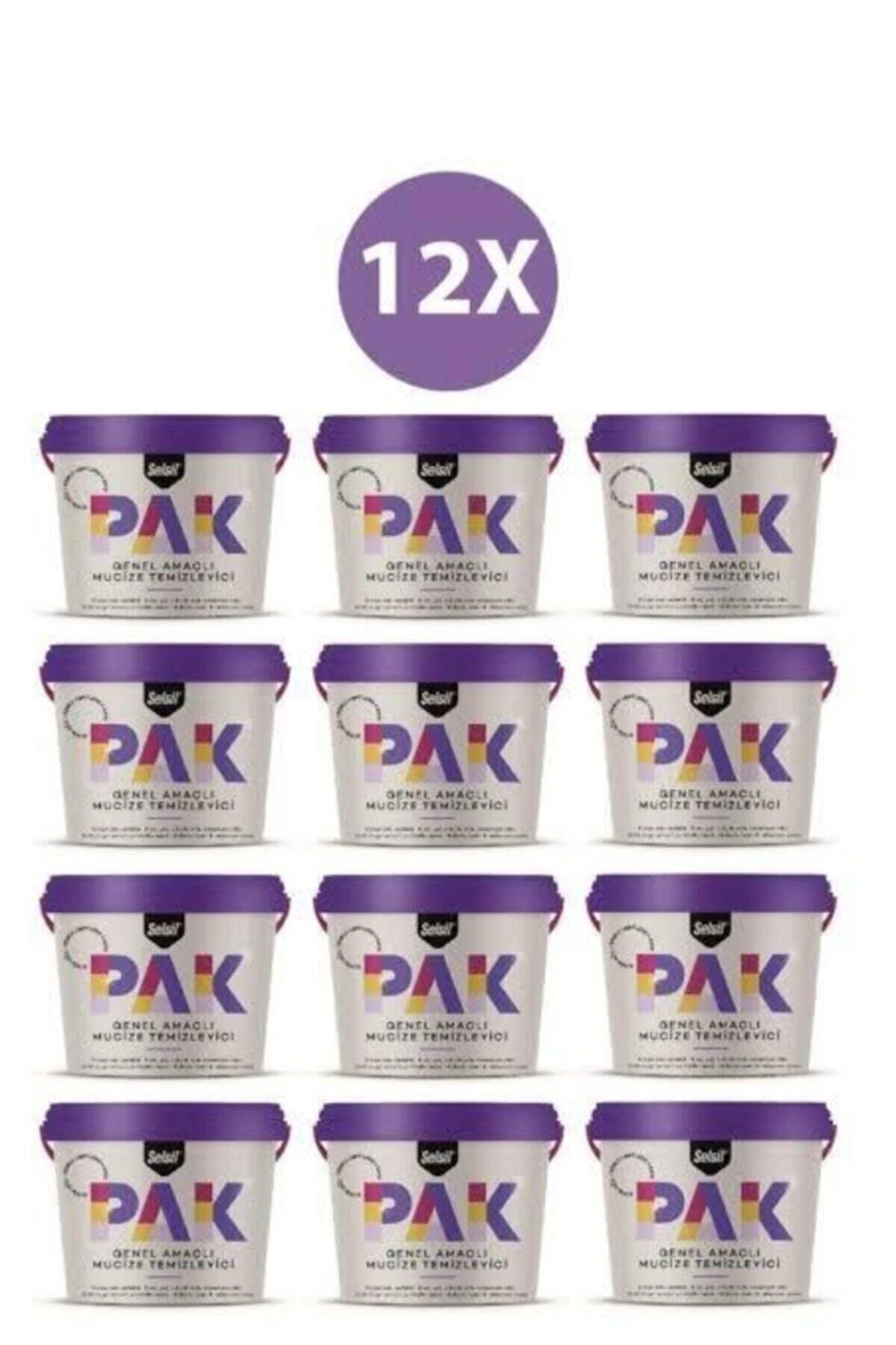 Pak 12 Adet Koli Mucizevi Temizleyici 12 Adet x 500 gr