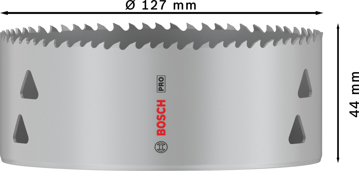 BOSCH - Hss Bi-Metal Delik Açma Testeresi (Panç) 127 mm