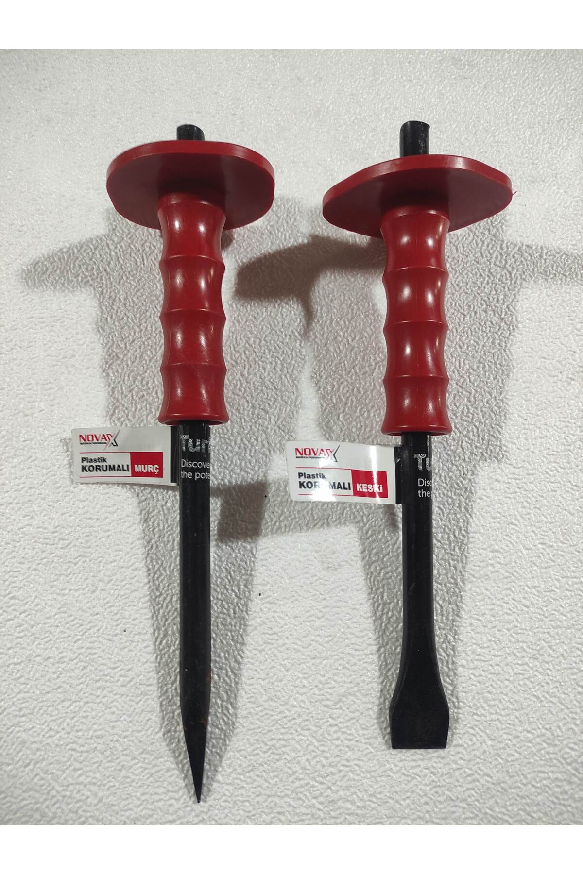 Plastik El Korumalı Muhafazalı Murç Ve Keski 2 Li Set Maxsimum Perfornans