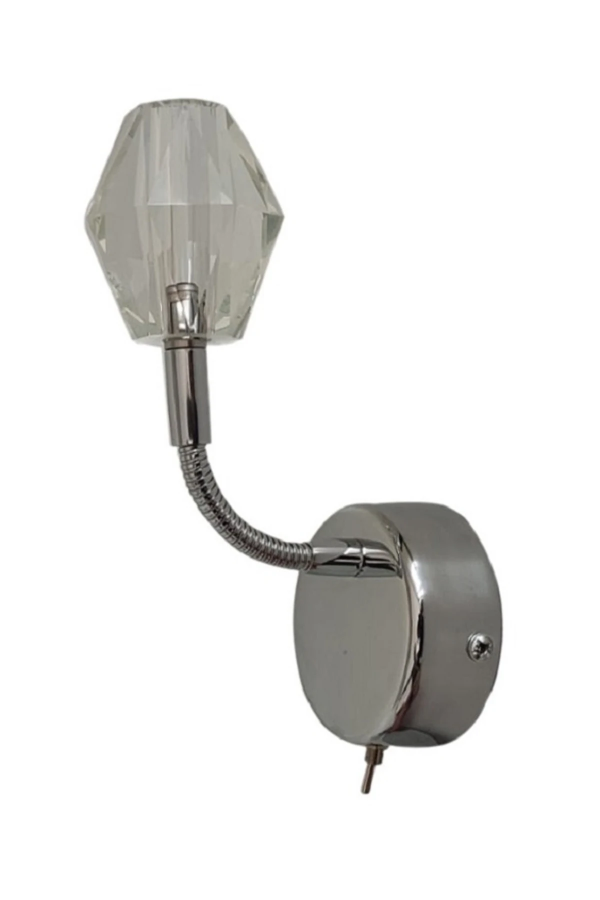 Yiğitled 12V Okuma Lambası tekne,karavan,marıne 3W LED Günışığı Anahtarlı 10cm sipiral hareketli