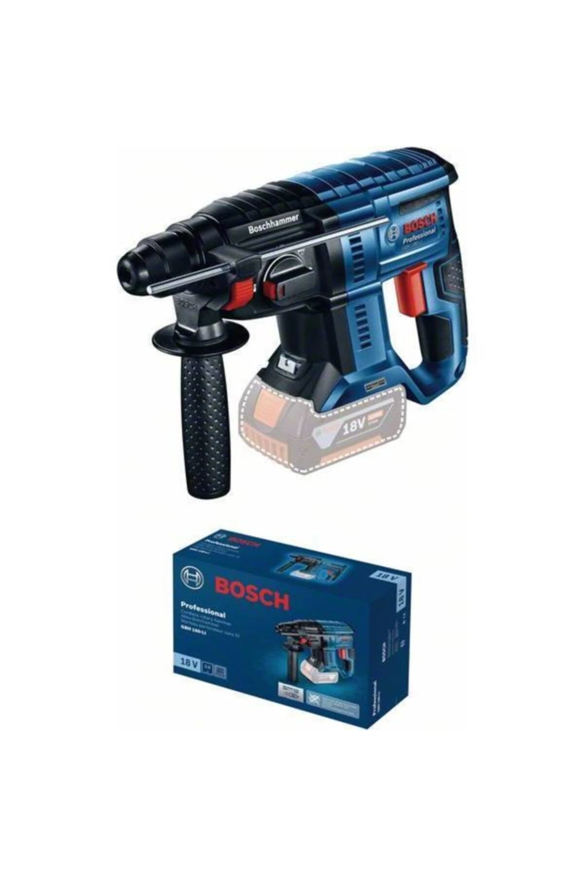 Gws 180-lı Akülü Taşlama Makinesi -gbh 180-lı Akülü Kırıcı Delici - Gal 1880 Cv +2x 18 V 5,0 Ah