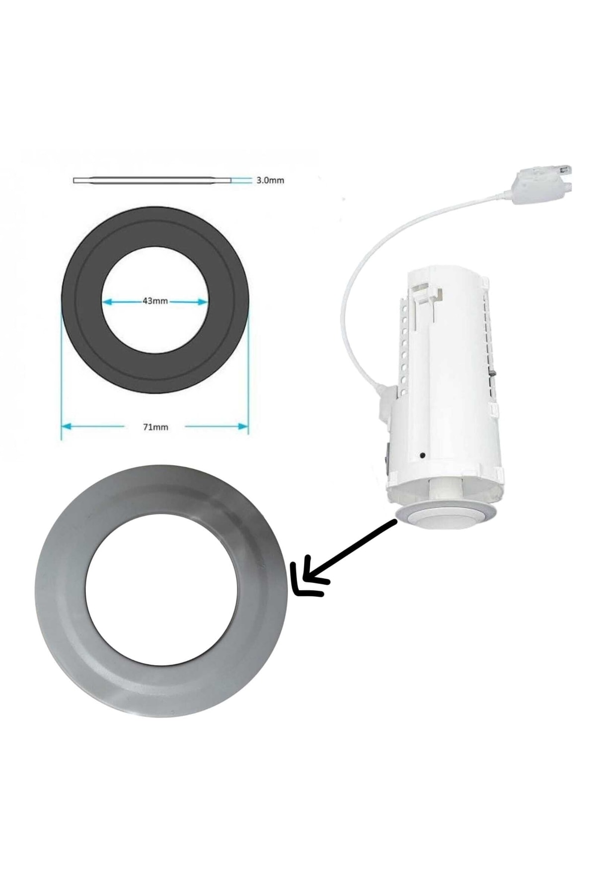 Rezervuar Iç Takım Boşaltma Contası