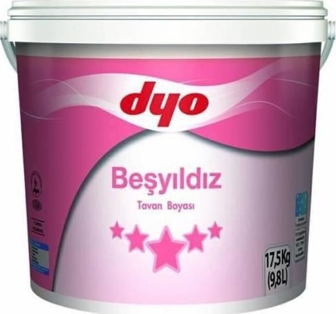 Beşyıldız Tavan Boyası Beyaz 17,5 kg