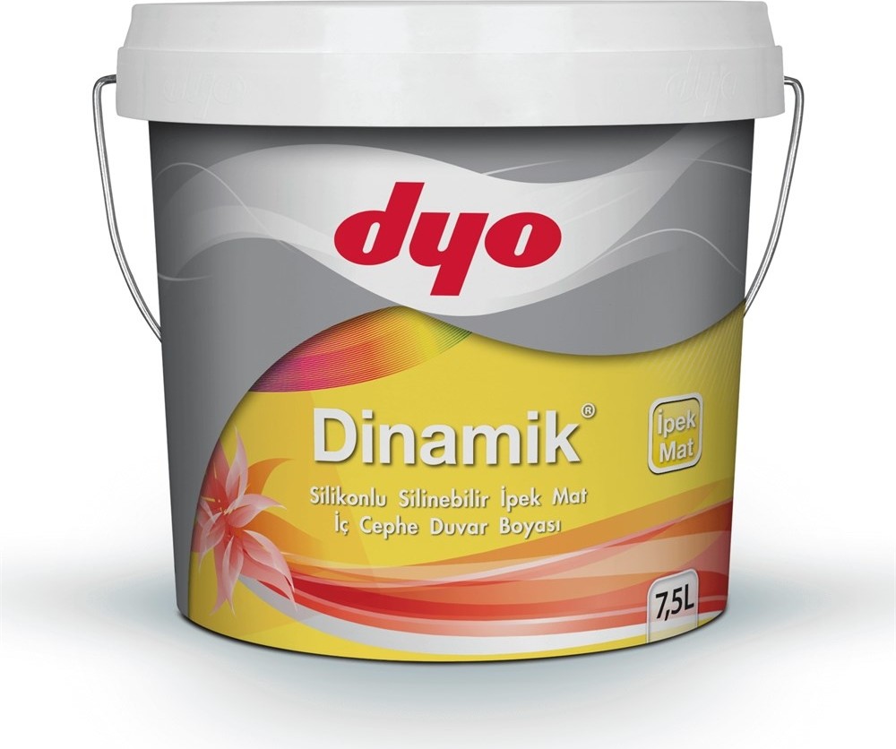 Dinamik Silikonlu Ipek Mat Iç Cephe Boyası 2,5 Lt