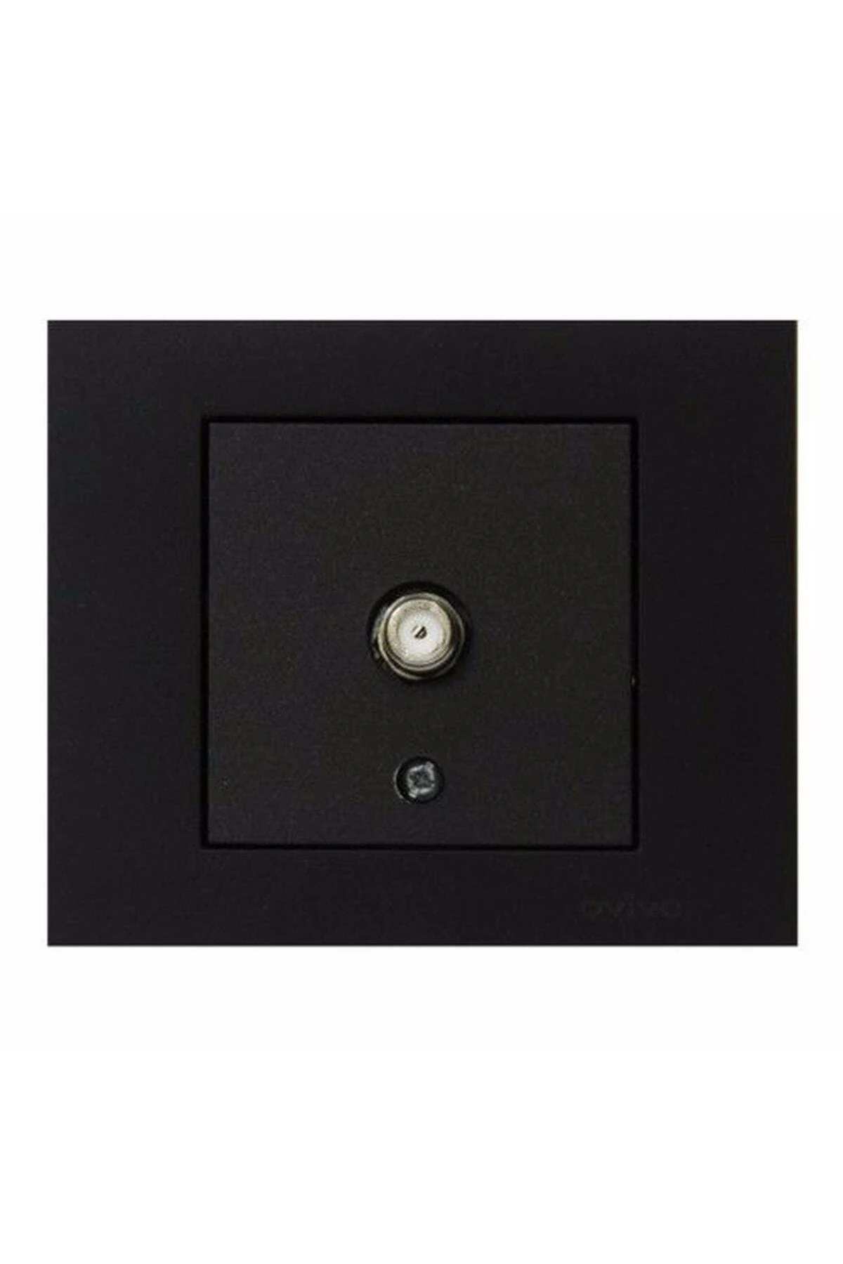 Ovivo Grano Siyah F Tipi Uydu Prizi Sonlu