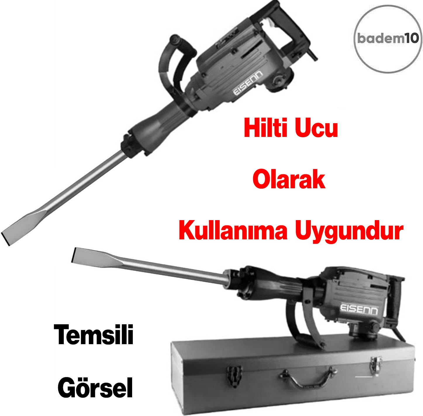 Sds Max Şaftlı Keski 18 mm x 400 mm x 25 mm Hilti Ucu Beton Taş Kaya Kırıcı Kırma Adaptörü