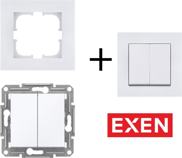 Beyaz Modül+Kapak | Komütatör