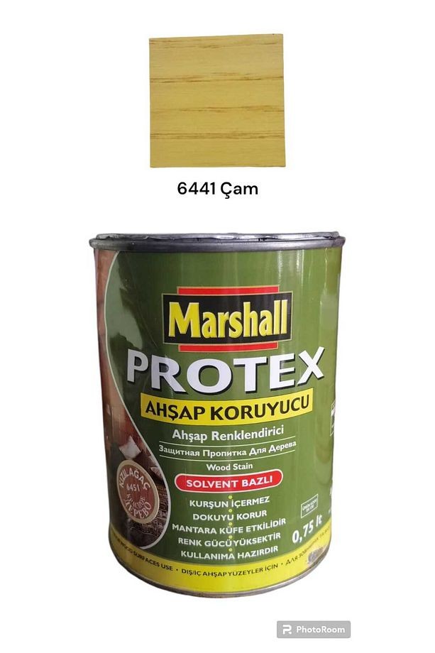 0,75 lt Protex Ahşap Koruyucu (Verniksiz - Mat Görünüm Sağlar)