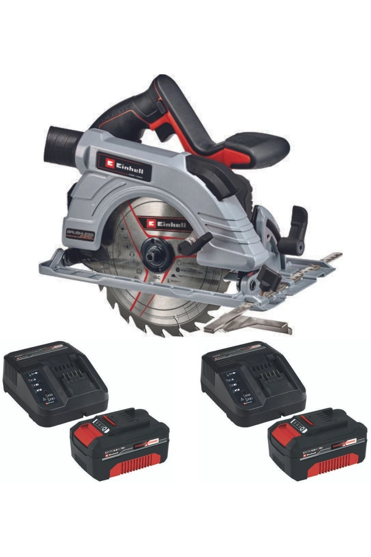 Te-cs 18/190 Li Bl 2x4.0ah Akülü Kömürsüz Daire Testere