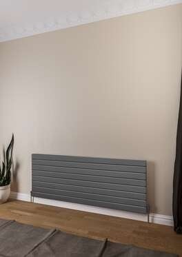 Teos Yatay Çelik Radyatör 1400X595 Pütürlü Beyaz (Ral 9016)