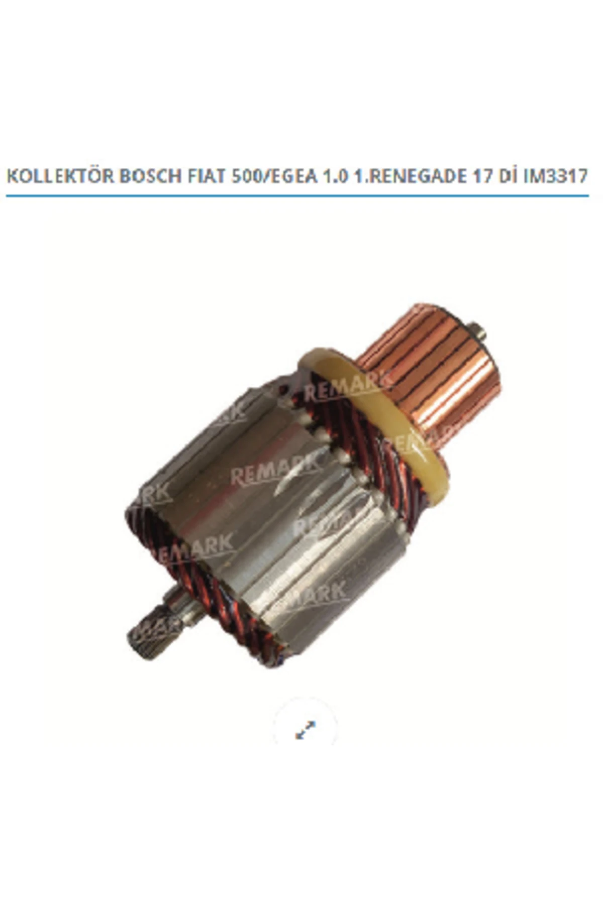 MARŞ KOLLEKTÖRÜ BOSCH FIAT 500/EGEA 1.0 1.RENEGADE 17 DİŞ - -IM3317