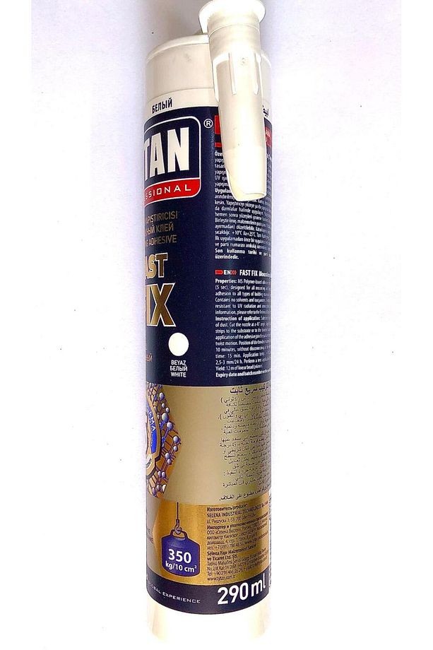 Korniş Slikonu Çok Amaçlı 350 Kg Taşıma Kapasiteli 290 ml