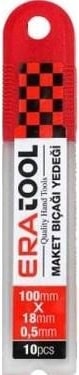 Falçata Maket Bıçağı Yedek Ağzı 100 mm x 18 mm x 0,5 mm 10 Adet
