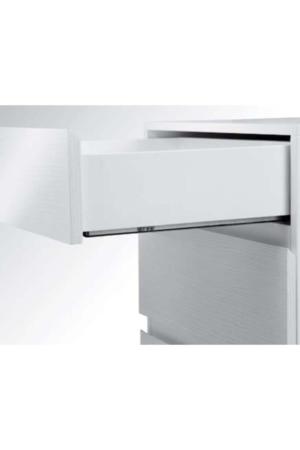 Push Open 400 mm Kısmi Açılım Ray